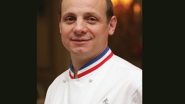 Eric Briffard, chef du restaurant Le Cinq à Paris