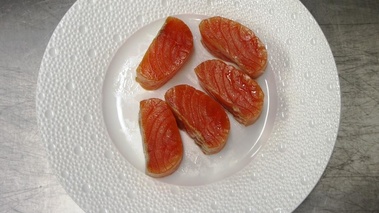 Le saumon avant cuisson