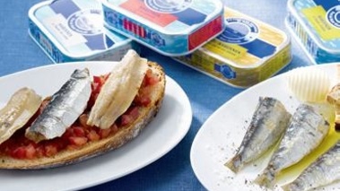 Bruschetta de sardines de la La Compagnie Bretonne du Poisson
