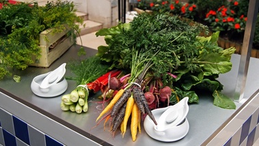 Salon des métiers du Plaza Athénée - Cuisine Brasserie - légumes 2
