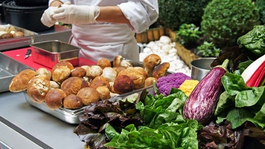 Salon des métiers du Plaza Athénée - Haute Cuisine - légumes