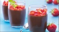 panacotta chocolat fraises CR Lindt
