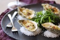Huîtres de Normandie Gratinées à la crème de cidre